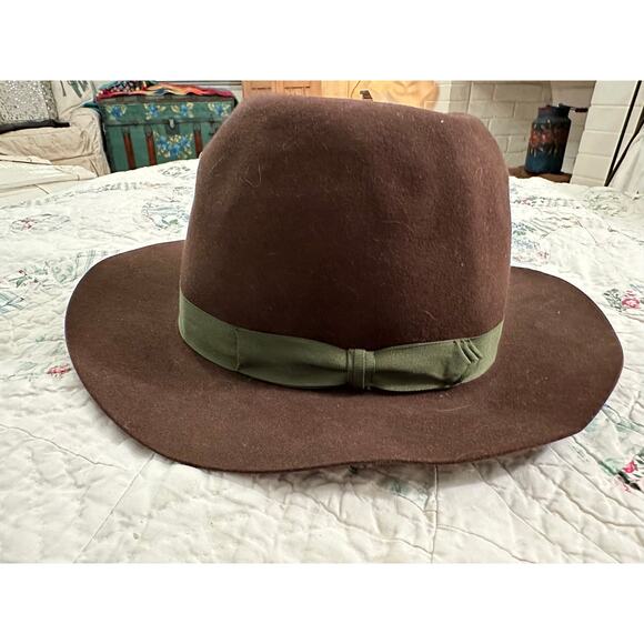 WORTH & WORTH FOR BARNEY'S UNISEX FEDORA HAT - Picture 5 of 8